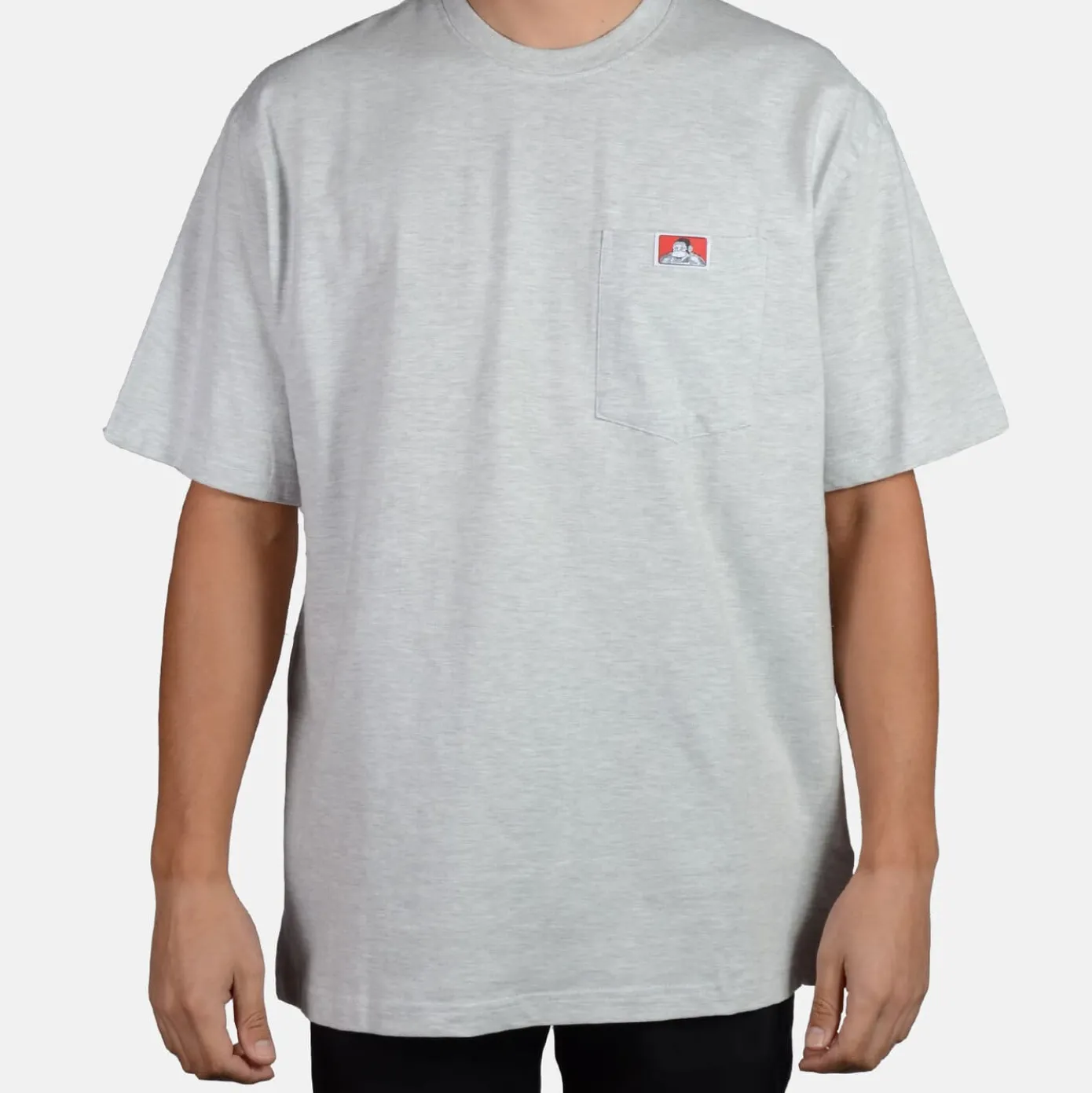 Heavy Duty Short Sleeve Pocket T-Shirt - Ash Grey