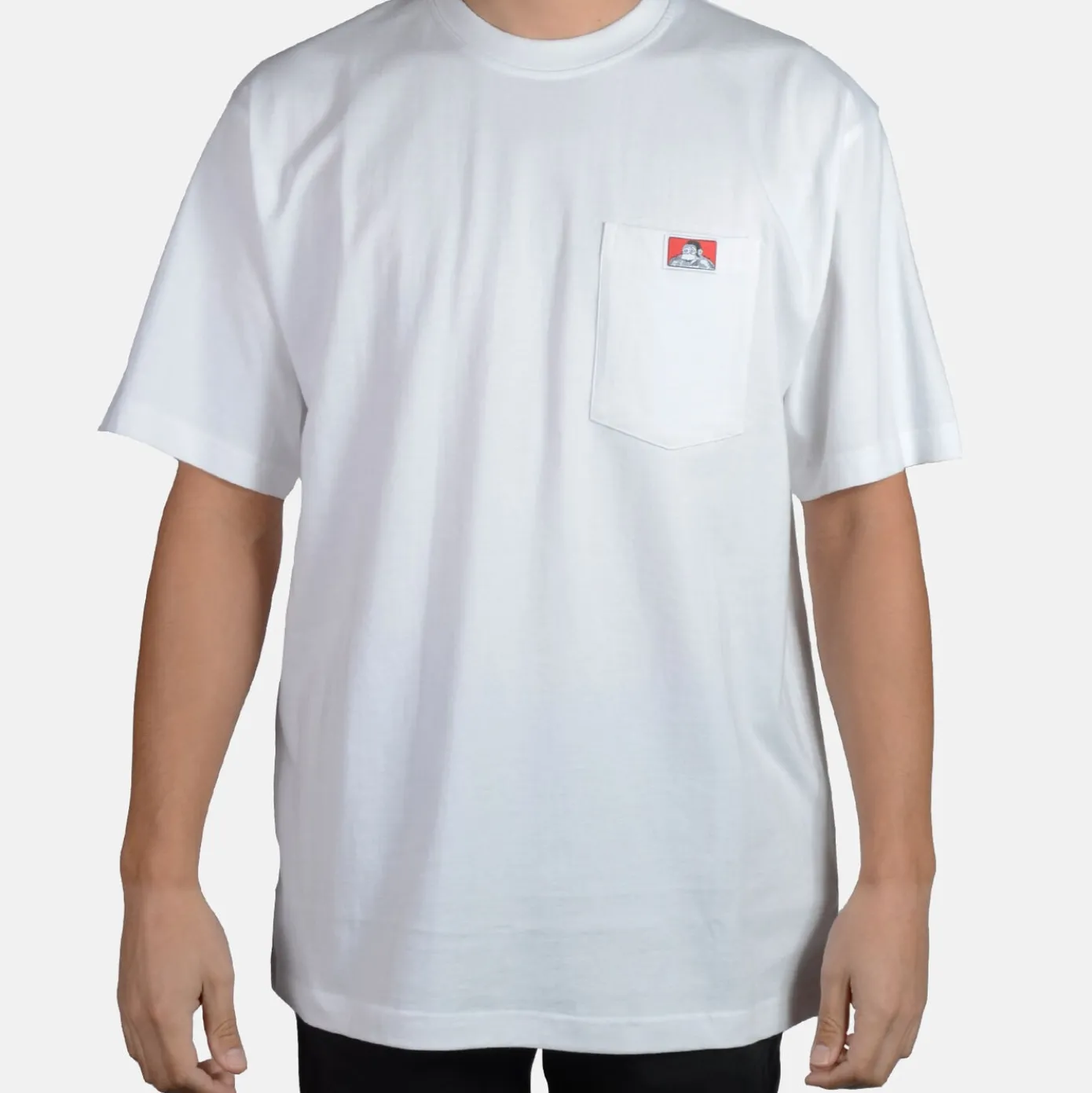 Heavy Duty Short Sleeve Pocket T-Shirt - White