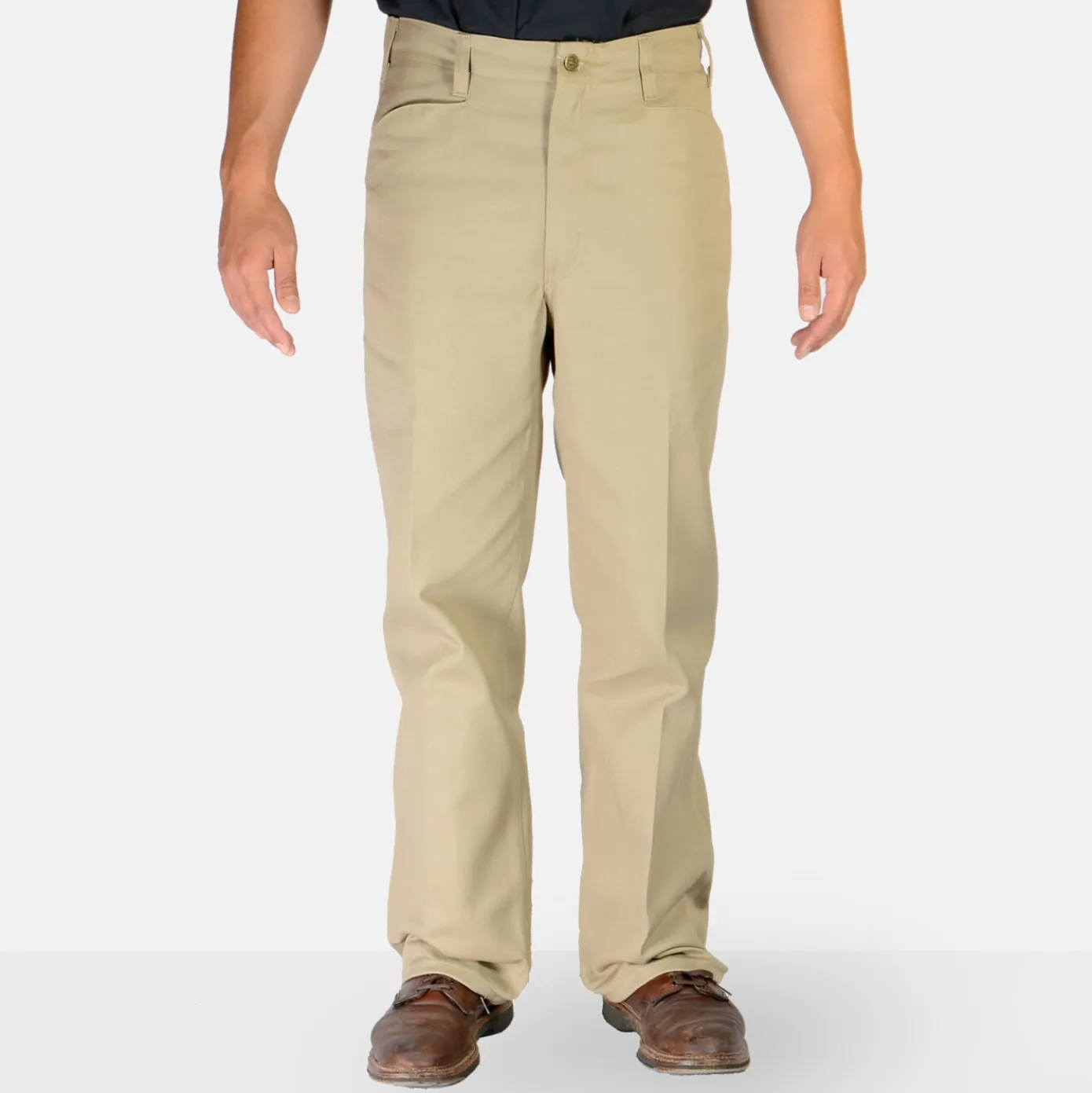 Original Ben's Trim Fit Pants - Khaki