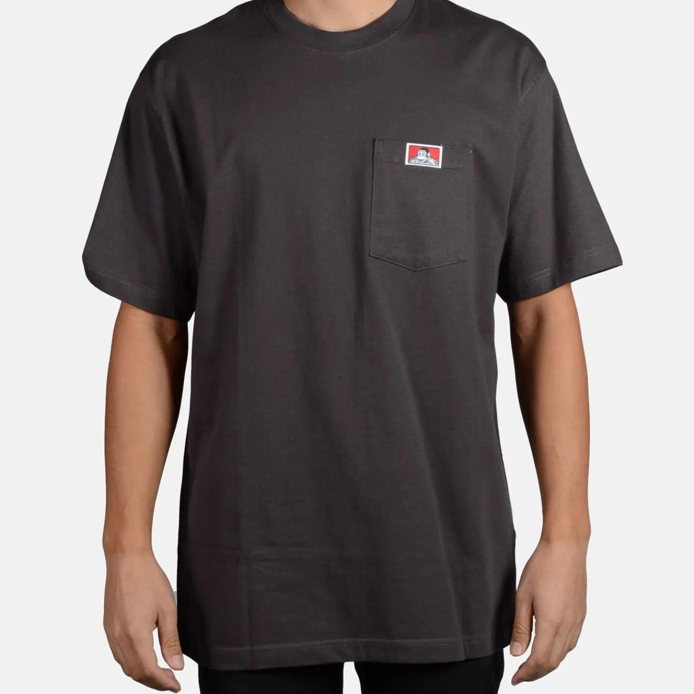 Heavy Duty Short Sleeve Pocket T-Shirt - Charcoal