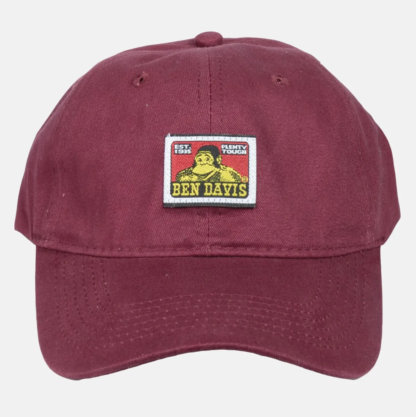Unstructured Baseball Cap - Burgundy
