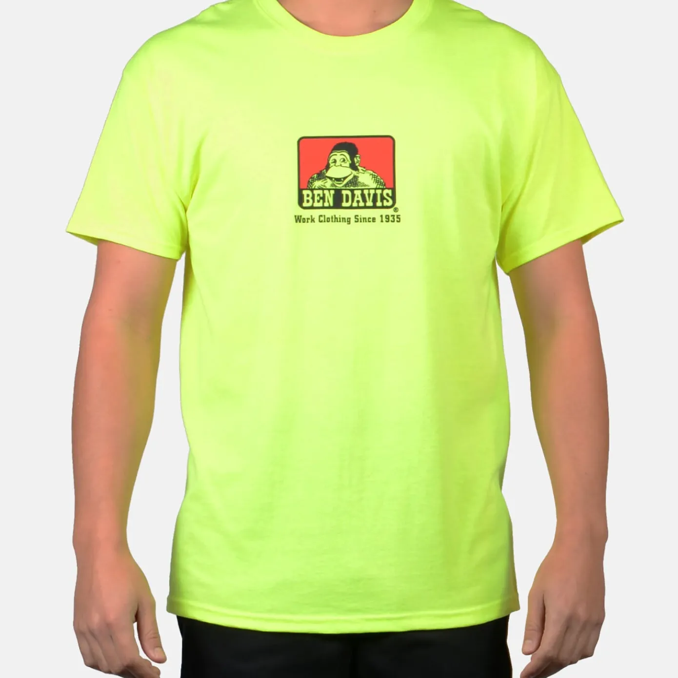 Classic Logo T-Shirt - Safety Green