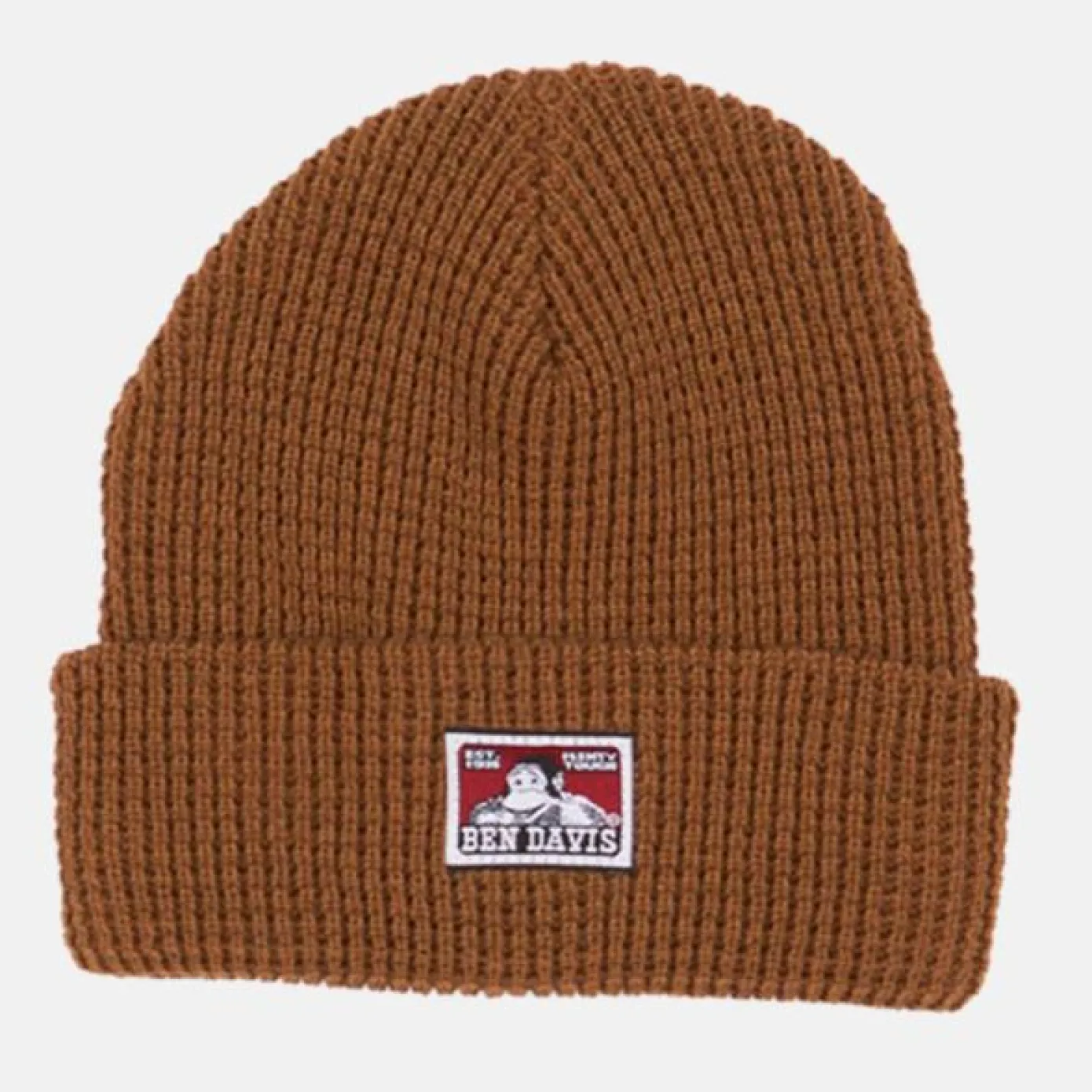 Waffle Knit Beanie - Coyote Brown